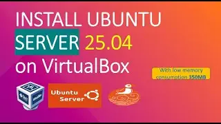 Install Ubuntu Server 25.04 latest 2025 with static IP setup
