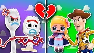 LA HIJA DE WOODY SE ENAMORA DEL HIJO FORKY 🍴 WOODY SE ENOJA 😤TOY STORY 4 Juguetes Fantásticos