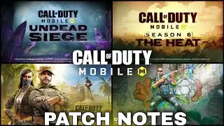 SEASON 6 PATCH NOTES | BUG FIXES | THERMITE NERF | NEW MP MAPS AND MANY MORE.