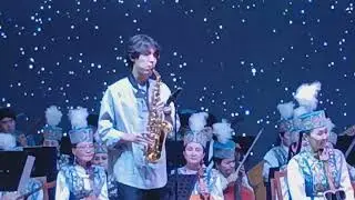 Самая красивая казахская песня на Саксофоне. Шәмшінің әні 