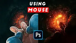 How To Create Rim Light In Photoshop With Mouse | Glowing Effect in Photoshop