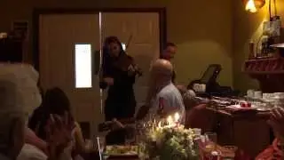 Margaret McCarthy & Dave Cleaver at Cleaver's Ruby wedding party