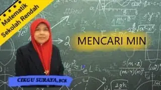 MENCARI MIN, MATEMATIK SEKOLAH RENDAH