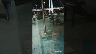 ночная прогулка город Тюмень влюблённый мост