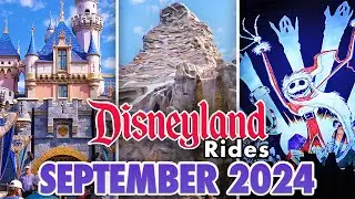 Disneyland Rides - September 2024 POVs [4K60 FPS]