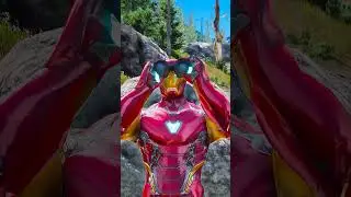 GTA V: IRON MAN SAVING FREIND FROM BIG FOOT 😔 | 