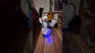 Gemmy 2 song spinning snowflake snowman working better