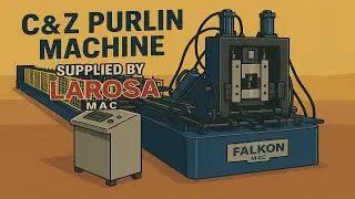 Advanced C&Z Purlin Roll Forming Machine | Automatic Size & Shape Adjustment | LaRosa Machinery