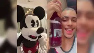 Mickey Mouse TikTok Puppet REACTS FEBRUARY (@HassanKhadair) TRY NOT TO LAUGH CHALLENGE