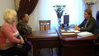 Телевизионный сюжет по приему граждан.