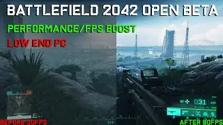 How to Boost PERFORMANCE / FPS in Battlefield 2042 for LOW END PC