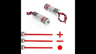 650nm 5mW Red Point / Line / Cross Laser Module Head Glass Lens Focusable Industrial Class