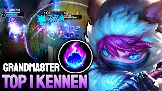 WILD RIFT KENNEN - TOP 1 KENNEN GAMEPLAY - GRANDMASTER RANKED