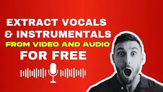 How to extract vocals and instrumental from video and audio