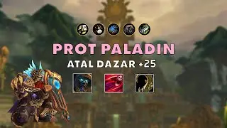 Atal Dazar +25 ⚔️ Prot Paladin 🔥 #dragonflight 10.2.5 S3 M+
