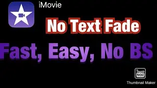 *NEW* How To Get Rid of Title Fade Effect on IMovie 2025!