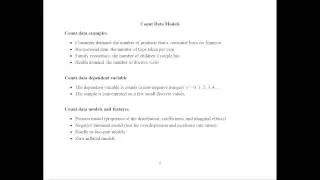 Econometrics - Models
