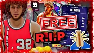 FREE DARK MATTER LOCKERCODE BILL WALTON GAMEPLAY! NBA 2K24 MYTEAM WITH ANOTHER W LOCKERCODE!?!?