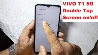 Vivo T1 5G Double Tap Screen On/Off Solution ! 2023