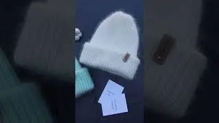Шапки из пуха норки с двойным отворотом! Связаны на заказ!