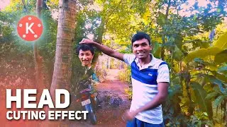 Head cuting effect on Kinemaster | head flying effect on kinemaster | head less man effect video