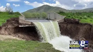 Officials working to divert water from spilling over Chesterfield Reservoir