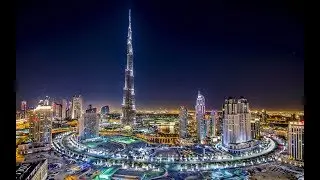 Burj Khalifa, The Most Beautiful Building Night Views In Dubai Emirates Al Arab Amazing In The World