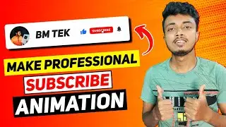 How To Make Subscribe Button Animation For YouTube | Subscribe Button Animation Green Screen