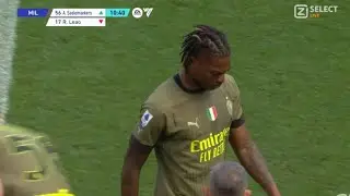 Rafael Leao INJURY Vs Lazio