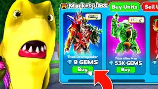 Unlocking The NEW SHINY Units in Toilet Tower Defense!