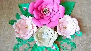 Large Backdrop Paper Flower Tutorial