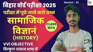 Social Science MCQ Class 10th  || History | History VVI MCQ class 10th
