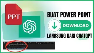 Cara Buat dan Download Power Point di ChatGPT