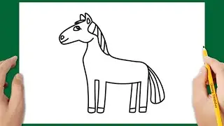 Como desenhar um cavalo