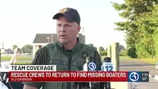 VIDEO: Officials provide new info on deadly Old Saybrook boat crash