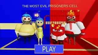 INSIDE OUT 2 ANGER BARRY VS JOY BARRY in BARRY'S PRISON RUN! SCARY OBBY #roblox