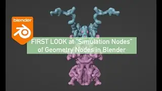 LIVENODING / Basic Simulation Nodes Geometry Nodes Experimental