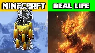 MINECRAFT MOBS VS REAL LIFE #15 | Super Realistic 4k