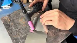 ANDELI TIG-250Pro ACDC cold welding mode for 1mm stainless steel plates