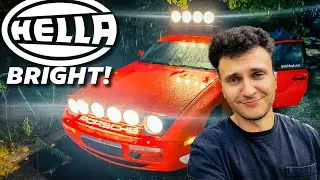 SAFARI Porsche 944 Gets MORE Hella 500FF Lights