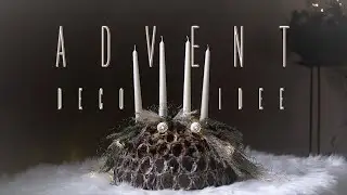 Natürlich ELEGANTE Adventskranz Alternative  🎇  DIY  Xmas DOME