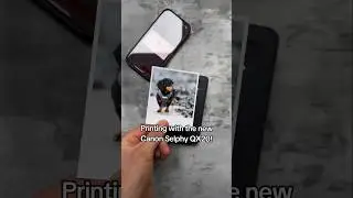 Printing with the new Canon  Selphy QX20 wireless smartphone printer! 