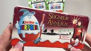 ВЛАСТЕЛИН КОЛЕЦ-Раритетные Киндер Сюрпризы/Rare Kinder Surprise The Lord of the Rings 2001 unboxing