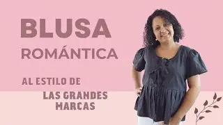 Cómo Hacer una Blusa Estilo Romántico/Patrones GRATIS👇