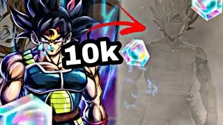 Summons Bardock Legendary Finish 10,000 cristales!!! | Dragon Ball Legends