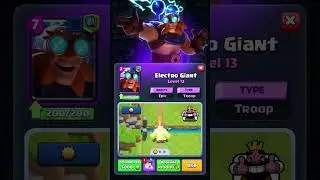 Clash Royale Max Electro Giant