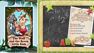 The Wolf and the Seven little Kids | Animated story