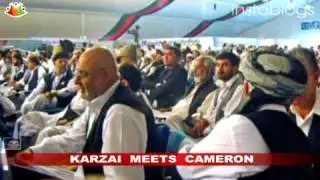 President Karzai meets PM David Cameron to discuss peace in Afghanistan