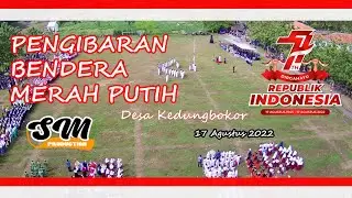 Pengibaran Bendera Merah Putih Di Desa Kedungbokor || Drone View