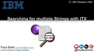 Searching for multiple Strings with ITX